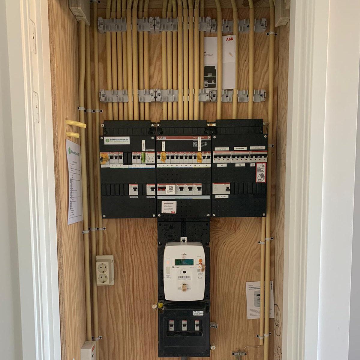 Groepenkast installatie