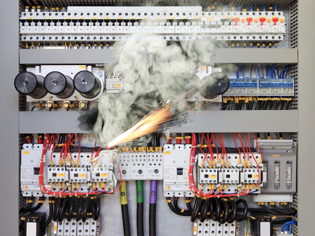 Elektrische storing in groepenkast